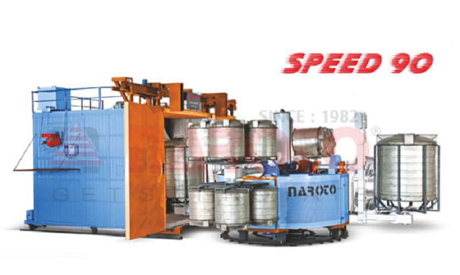 4 Arms Fuel Efficient Roto Moulding Machine to Produce Water Tanks (Speed 90)